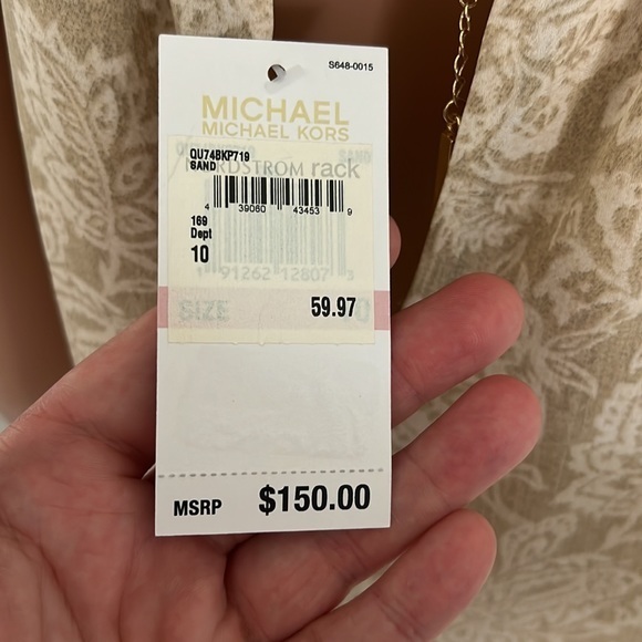 NWT Michael Kors Sleeveless Blouse‎ SZ 10 - Picture 5 of 7